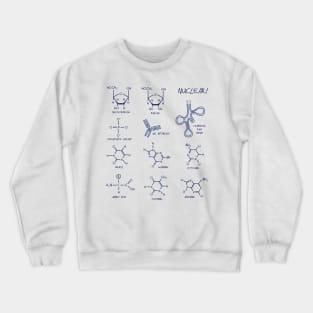 Nucleic Acid and Protein Structures Crewneck Sweatshirt